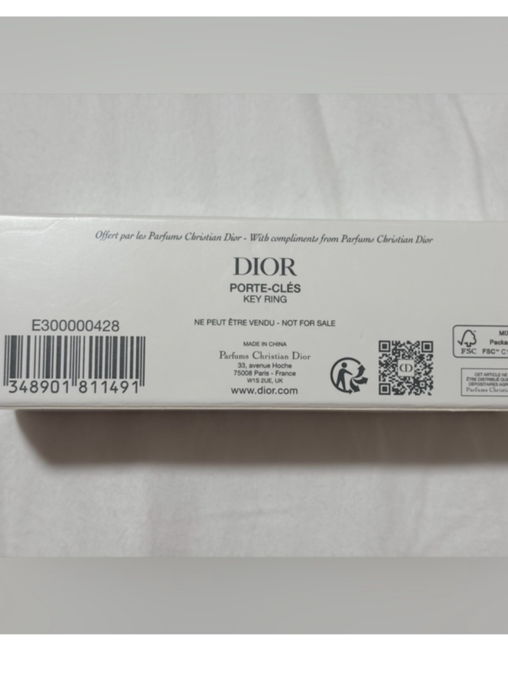 DIOR LIP OIL CASE KEYCHAIN NIB ( the lip oil is not included - Picture 2 of 4